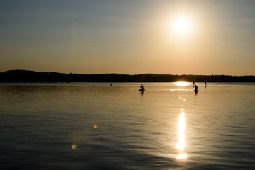 Fototapeta premium Dämmerung am Starnberger See