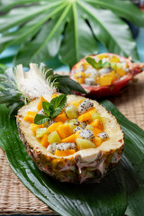 tropical fruit salad - 308076062