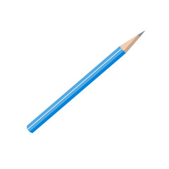 Pencil flat icon. Vector illustration.