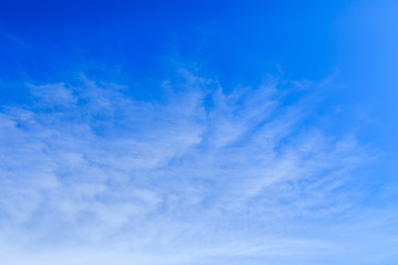 Naklejka na ściany i meble Abstract background, Summer blue sky and white soft moving cloud in sunny day