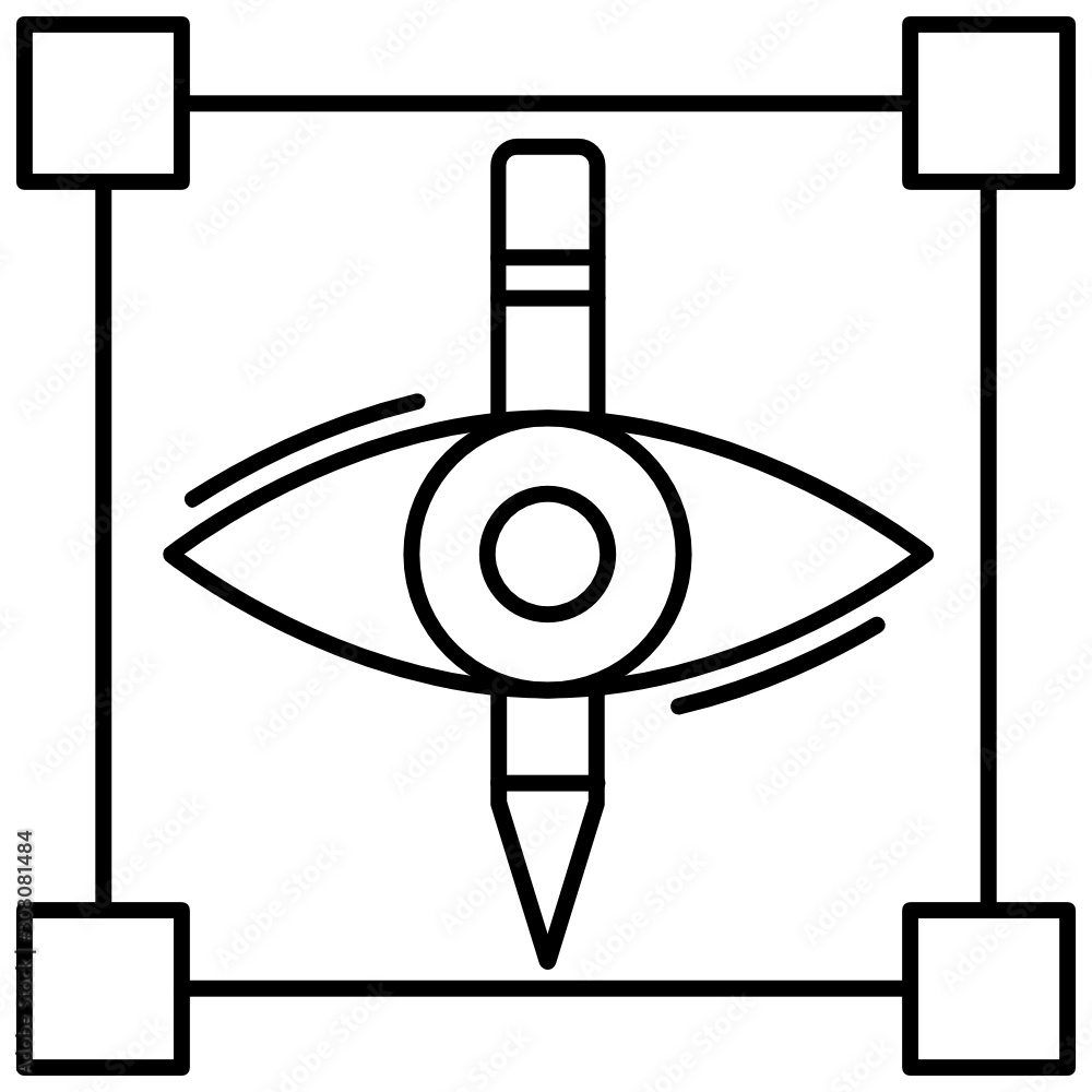 Poster 3d design draft vector icon design