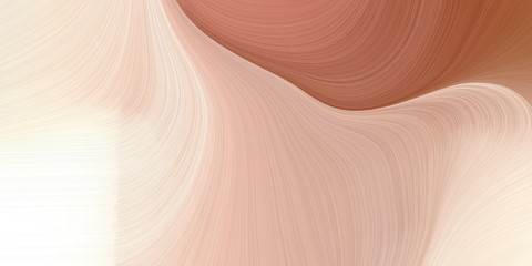 abstract waves design with baby pink, sienna and rosy brown color
