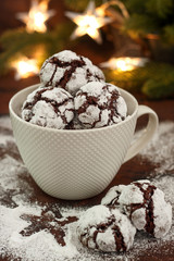 Christmas Cookies Chocolate with crack