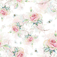 Seamless rose pattern and bumble bee O.jpg