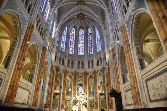 Choeur de la cath&eacute;drale de Chartres, France