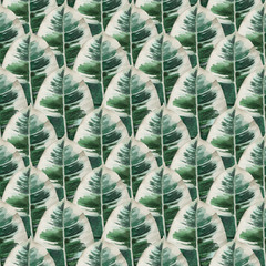 Tropical Seamless Pattern with Exotic Palm Leaves Print. Abstract Background