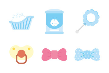 bundle of baby set icons