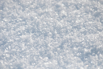 abstract background textured white snow close up top side view