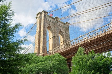 The Brooklyn Bridge in NYC