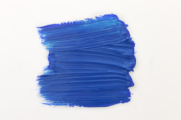 paint brush of classic blue color of the year 2020