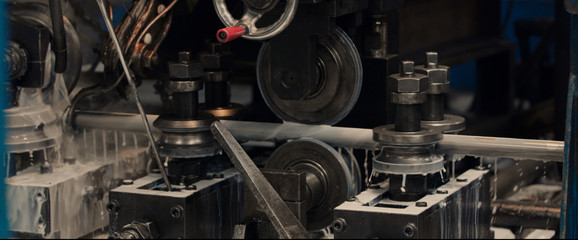 Industrial metal sheet coils connected with metal sheet profile forming machine