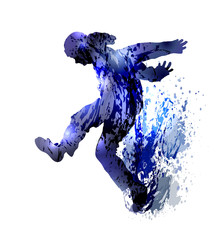 Fototapeta premium Hip hop dancer. Break dance