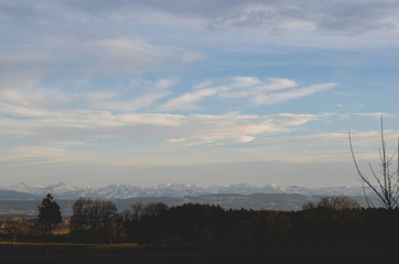 the Alps