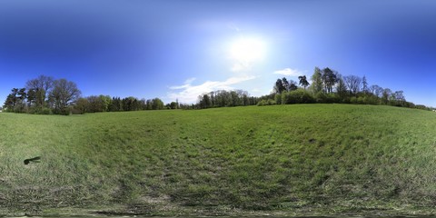 Spring landscape HDRI Panorama
