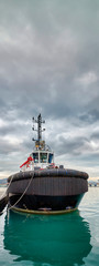 detail of tug boat