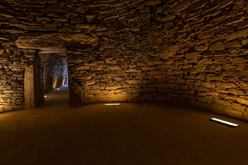 Tholos de el Romeral. The El Romeral Dolmen is located in the Spanish town of Antequera. It was...
