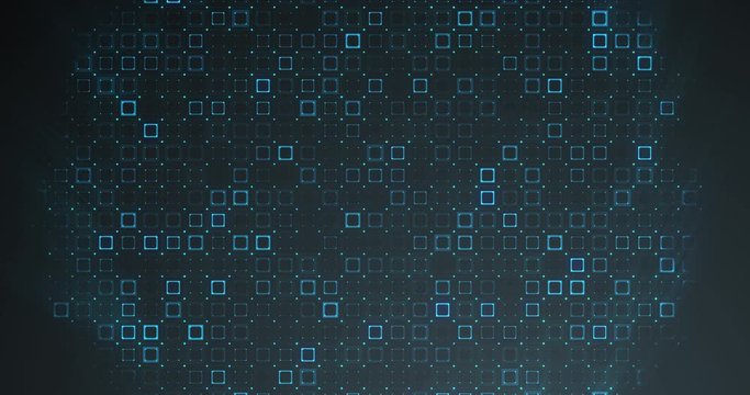 Abstract grid shape landscape background. 3D rendering