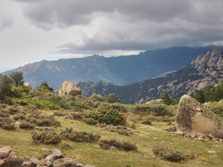 Fototapeta na wymiar La Pedriza in the Sierra de Guadarrama National Park. Madrid's community. Spain