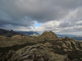 La Pedriza in the Sierra de Guadarrama National Park. Madrid's community. Spain
