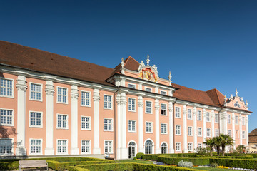Fototapeta na wymiar Facade of castle Meersburg