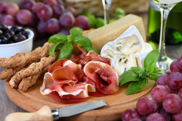 Antipasto. Wine Snack Set