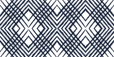 Scarlet Batik Vector Seamless Pattern. 