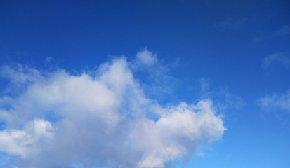 cloudscape with blue sky, atmosphere background, abstraction