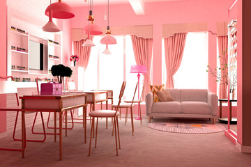 3d render beauty spa center