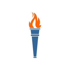 torch icon vector design symbol