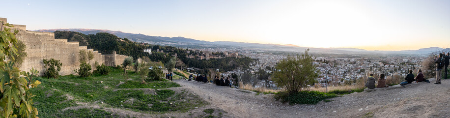 panorama of countryside Granada