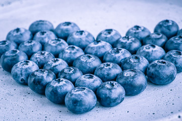 Blueberry berries close-up. Healthy eating concept.