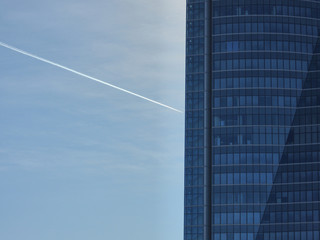 Obraz premium The Four Towers in Madrid. Spain