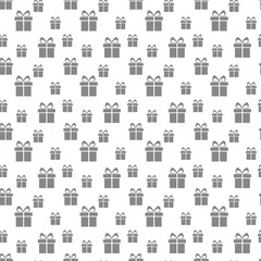Gift boxes seamless pattern. Seamless pattern with gifts. Present Vector background.