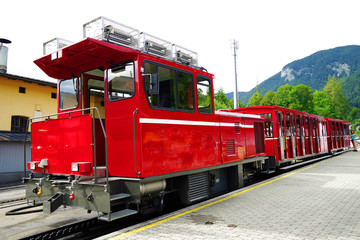 The Schafberg Railway train is a gauge cog railway in Upper Austria and Salzburg. Schafberg train leading from St Wolfgang im Salzkammergut to the Schafberg.