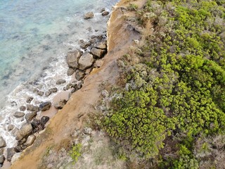 australia coast sea landscape nature victoria great ocean road drone