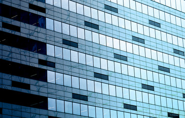 Photo macro glass modern architectural fragments of buildings