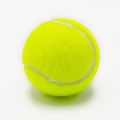 Tennis ball isolated on a white background