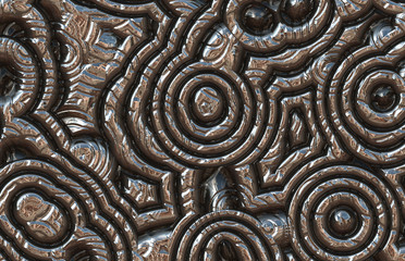  futuristic abstract metal