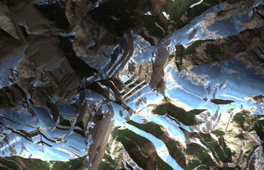  futuristic abstract metal