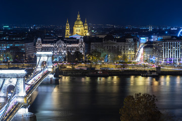 Fototapeta na wymiar Parliament in Budapest at night.