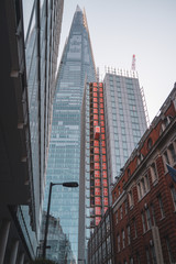 Fototapeta na wymiar The Shard from street level, London