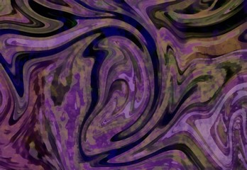 Abstract marble acrylic background. Watercolor swirl texture. Psychedelic vortex crazy art. Unusual waves design pattern. Warm and very bright colors