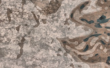 Abstract marble acrylic background. Watercolor swirl texture. Psychedelic vortex crazy art. Unusual waves design pattern. Warm and very bright colors