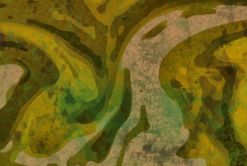 Abstract marble acrylic background. Watercolor swirl texture. Psychedelic vortex crazy art. Unusual waves design pattern. Warm and very bright colors