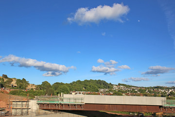 Obraz premium Road bridge under construction