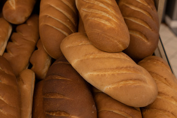 loaf background bakery food photography in shopping product mall counter 