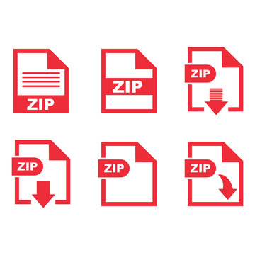 ZIP file format icon vector design symbol