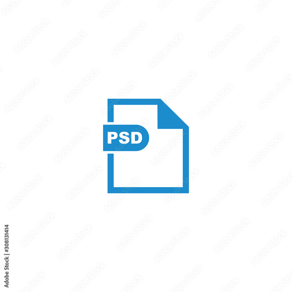 Poster psd file format icon vector design symbol