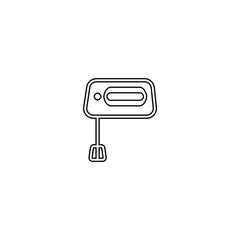 Mixer icon. Kitchen equipment symbol. Logo design element
