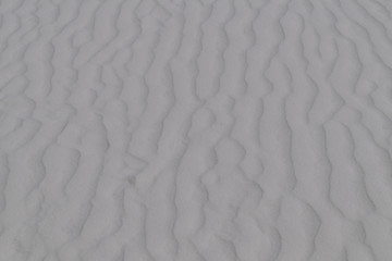 Closeup of the white sand.